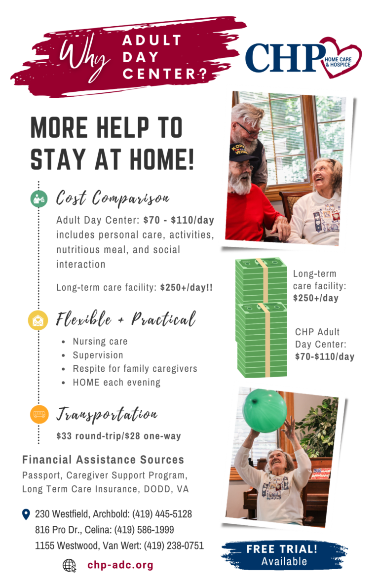 Adult Day Care – CHP Home Care & Hospice
